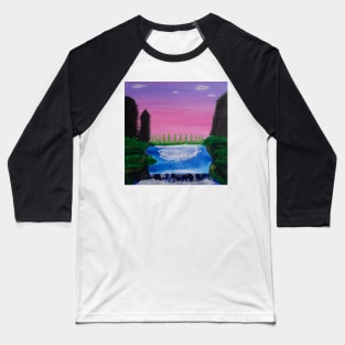 Relaxing waterfall landscape - beautiful Baseball T-Shirt